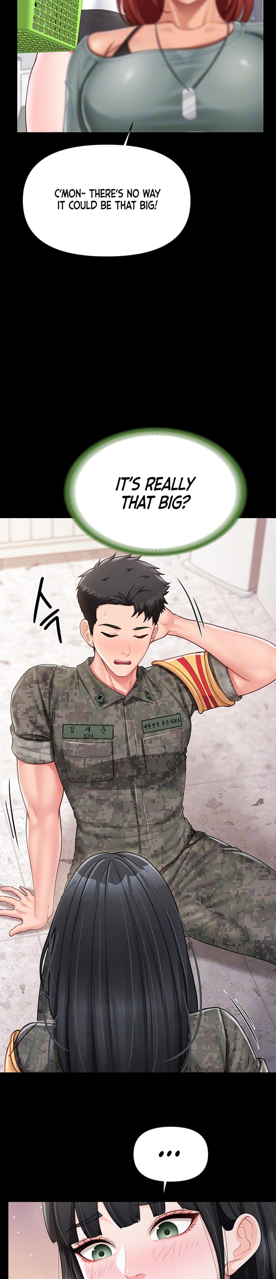 I'm the Only Man on the Military Base Uncensored, chapter 21, page 7 of 33