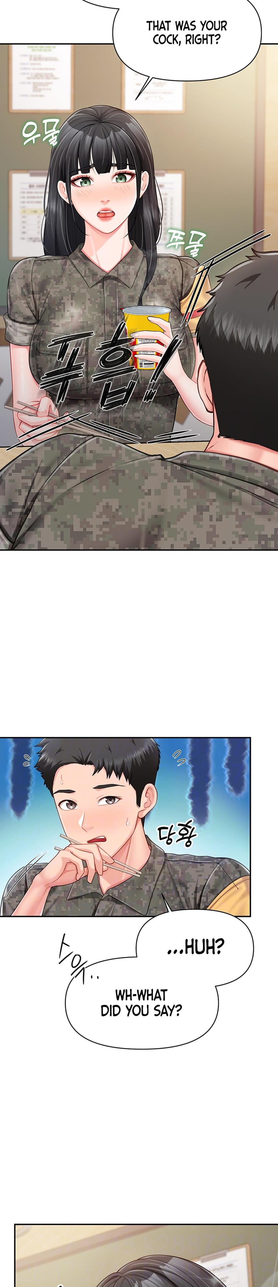I'm the Only Man on the Military Base Uncensored, chapter 21, page 9 of 33