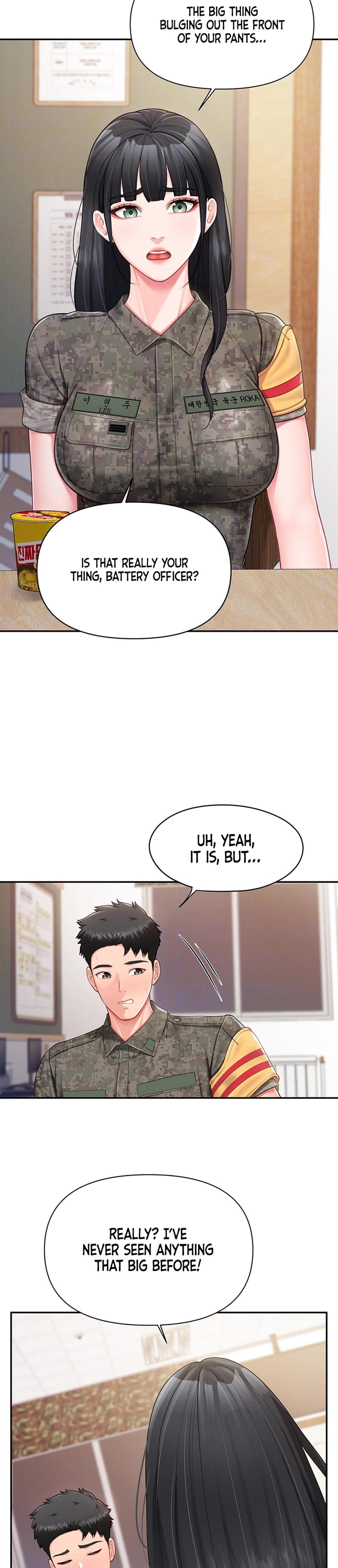 I'm the Only Man on the Military Base Uncensored, chapter 21, page 11 of 33