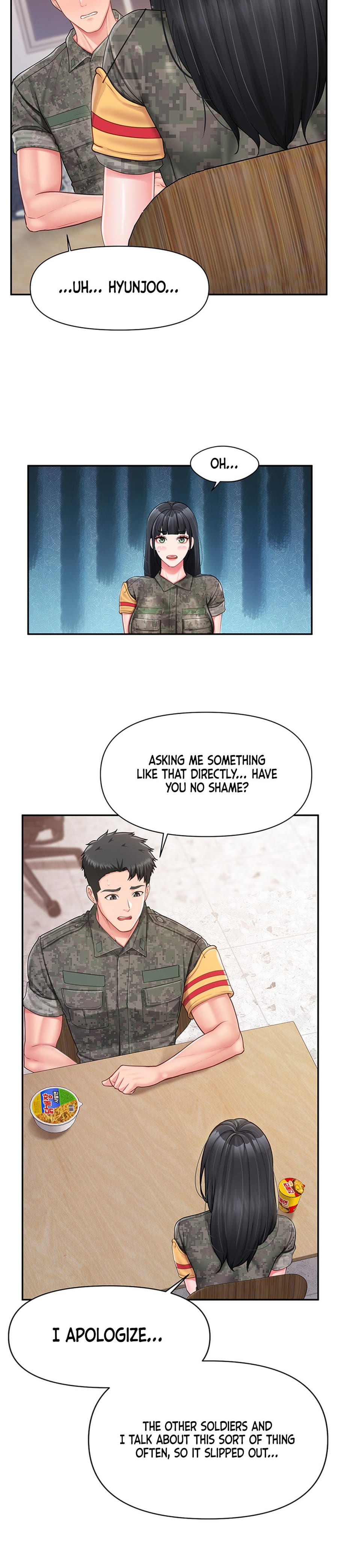 I'm the Only Man on the Military Base Uncensored, chapter 21, page 12 of 33