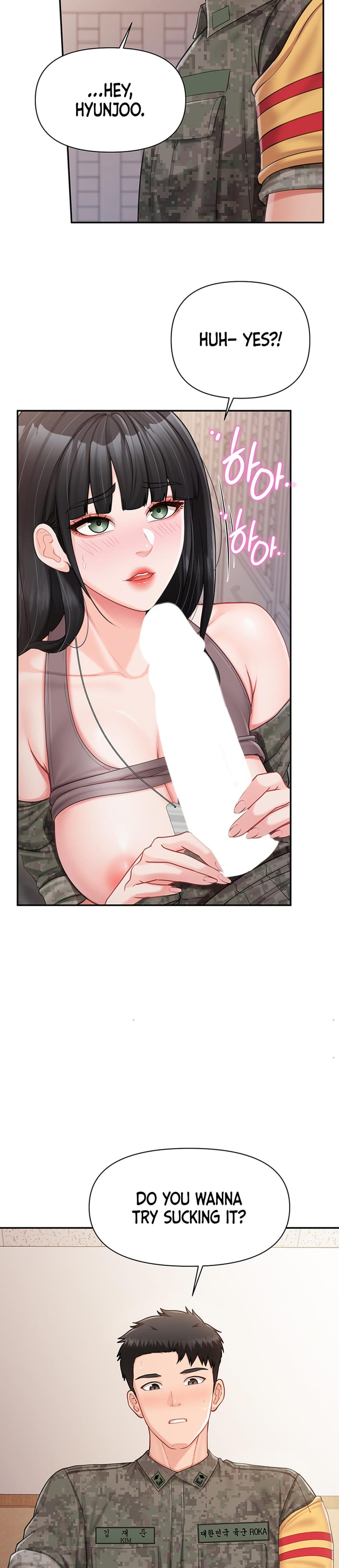 I'm the Only Man on the Military Base Uncensored, chapter 21, page 23 of 33