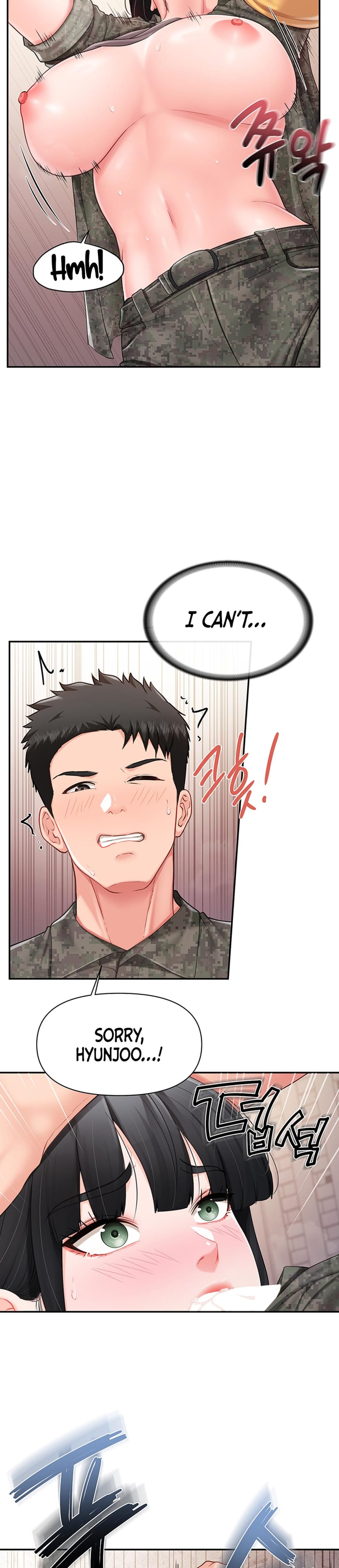I'm the Only Man on the Military Base Uncensored, chapter 21, page 28 of 33
