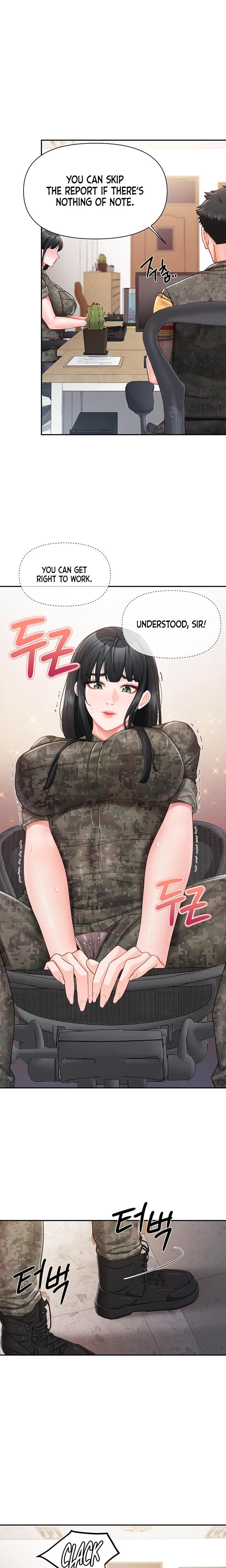 I'm the Only Man on the Military Base Uncensored, chapter 23, page 10 of 16