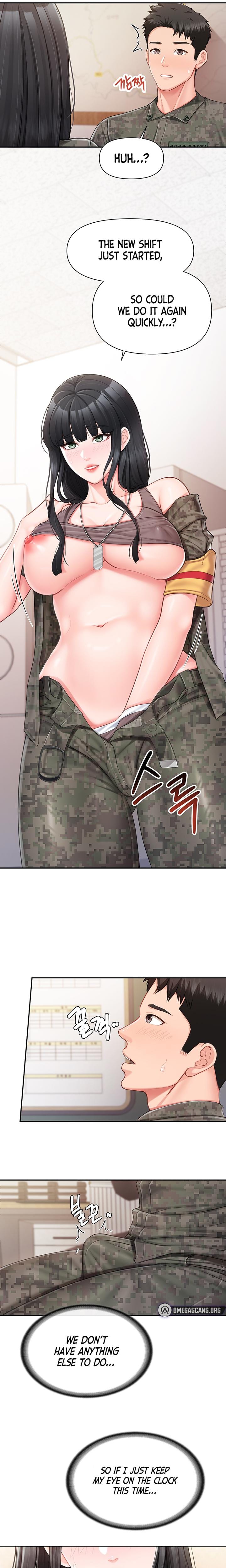 I'm the Only Man on the Military Base Uncensored, chapter 23, page 12 of 16