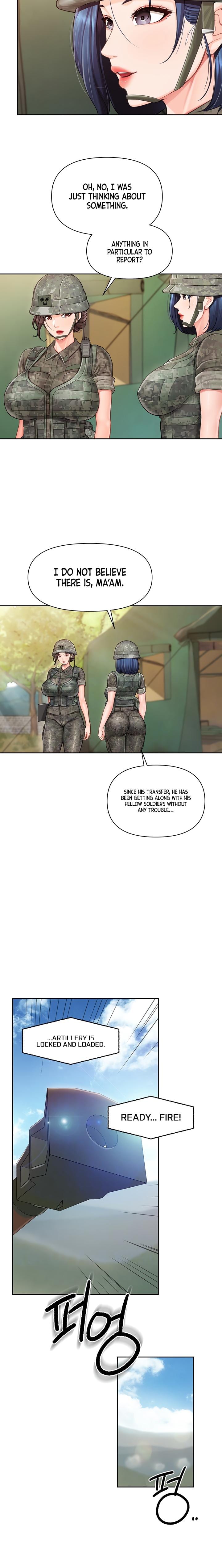 I'm the Only Man on the Military Base Uncensored, chapter 27, page 7 of 16
