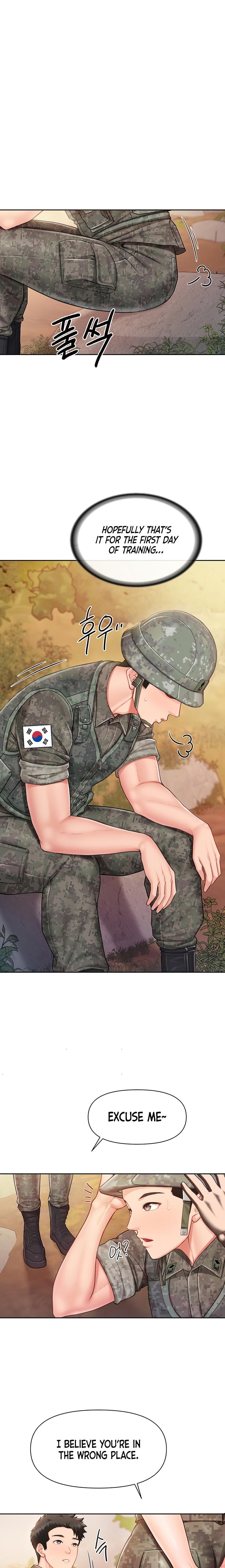 I'm the Only Man on the Military Base Uncensored, chapter 27, page 8 of 16