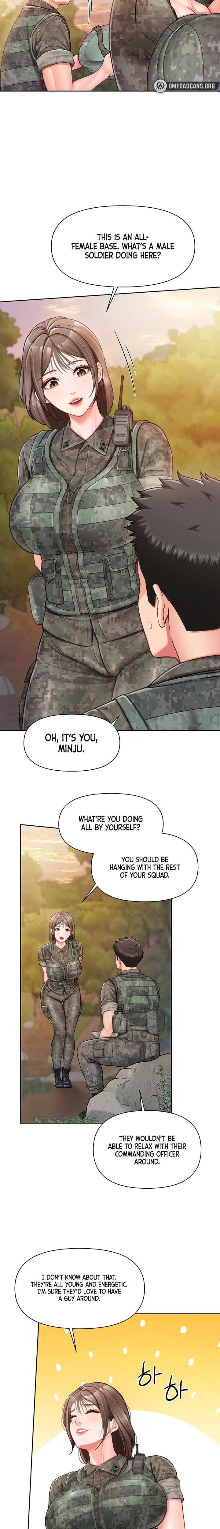 I'm the Only Man on the Military Base Uncensored, chapter 27, page 9 of 16