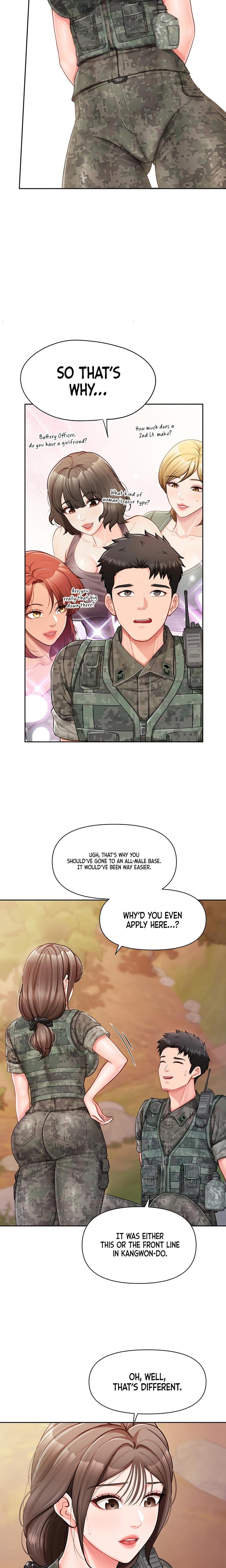 I'm the Only Man on the Military Base Uncensored, chapter 27, page 10 of 16