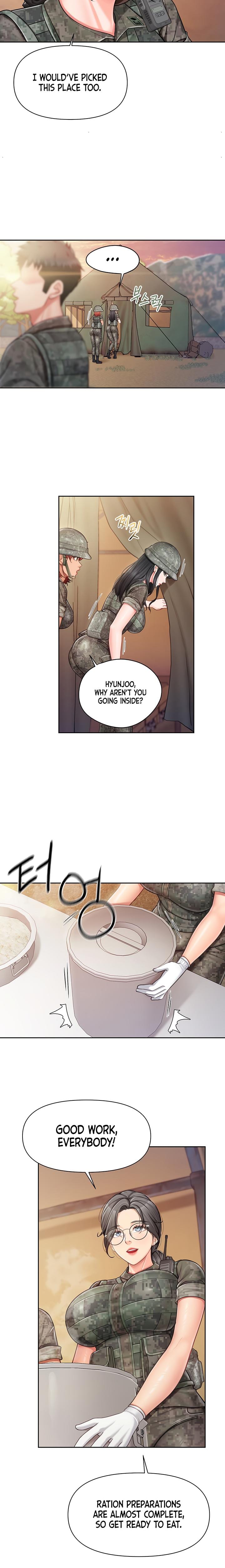 I'm the Only Man on the Military Base Uncensored, chapter 27, page 11 of 16