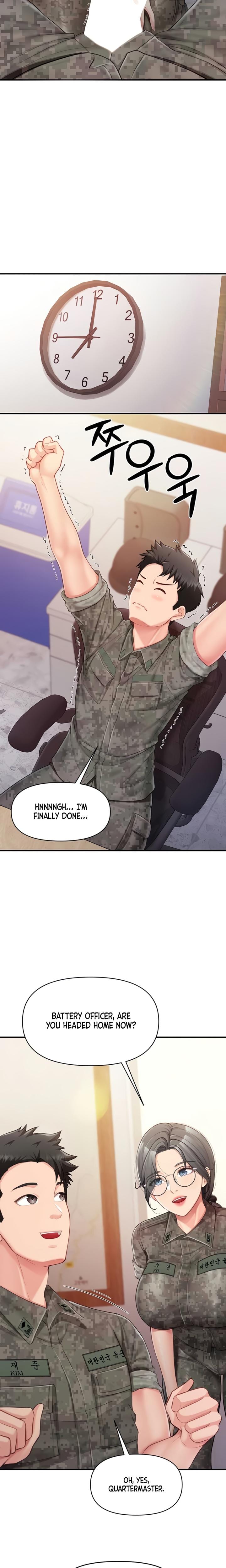 I'm the Only Man on the Military Base Uncensored, chapter 33, page 12 of 21