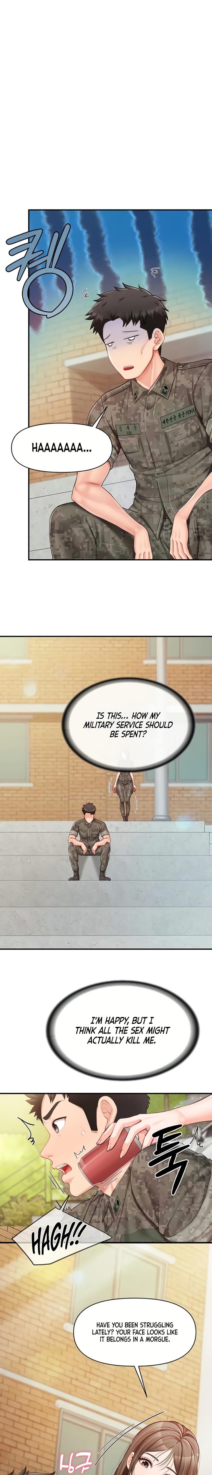 I'm the Only Man on the Military Base Uncensored, chapter 33, page 16 of 21