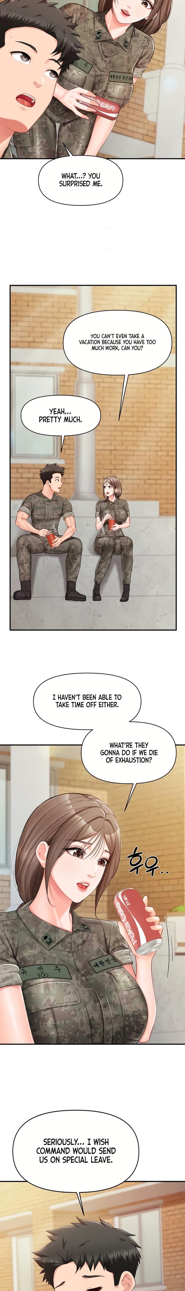 I'm the Only Man on the Military Base Uncensored, chapter 33, page 17 of 21
