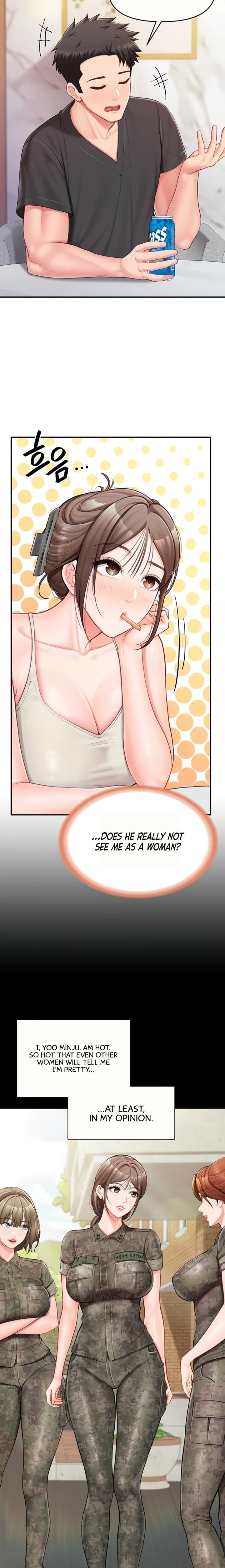 I'm the Only Man on the Military Base Uncensored, chapter 35, page 10 of 22