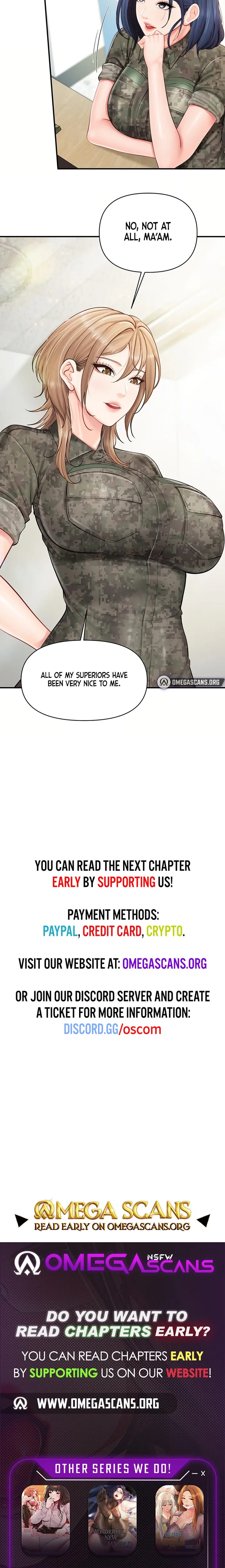 I'm the Only Man on the Military Base Uncensored, chapter 62, page 18 of 19