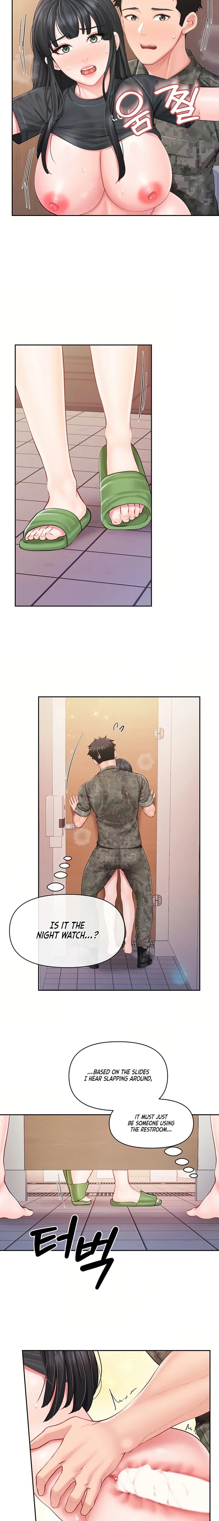 I'm the Only Man on the Military Base Uncensored, chapter 64, page 16 of 18