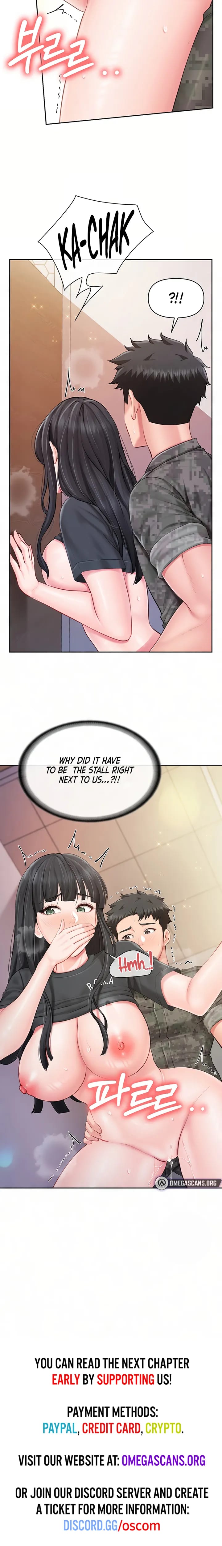 I'm the Only Man on the Military Base Uncensored, chapter 64, page 17 of 18