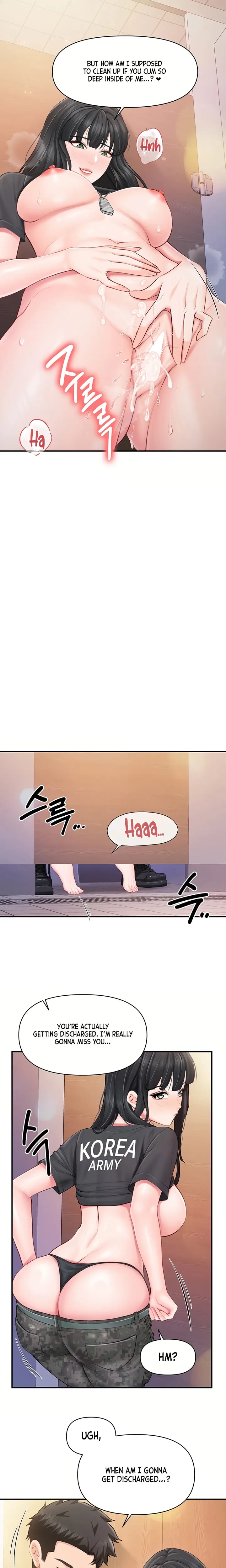 I'm the Only Man on the Military Base Uncensored, chapter 65, page 14 of 18