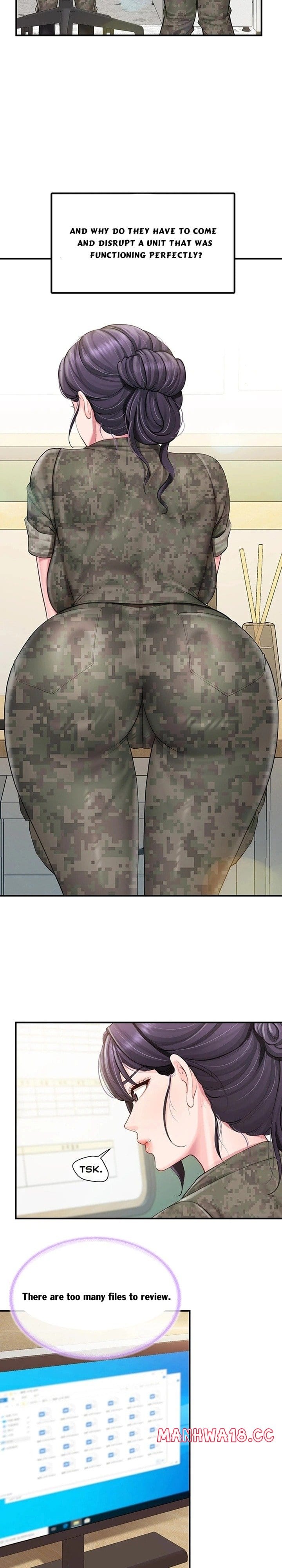 I’m the Only Man on the Military Base Uncensored, chapter 66, page 12 of 18