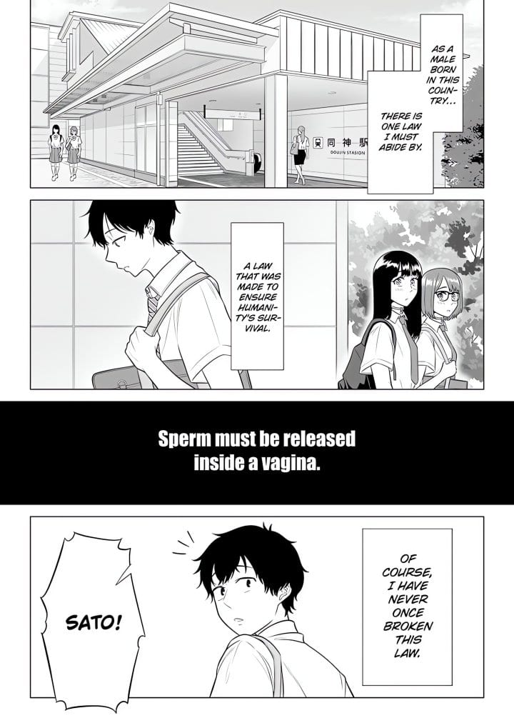 In a World Where Males Are Nearly Extinct, Semen Has Become a Precious Resource Uncensored, chapter 1, page 5 of 6