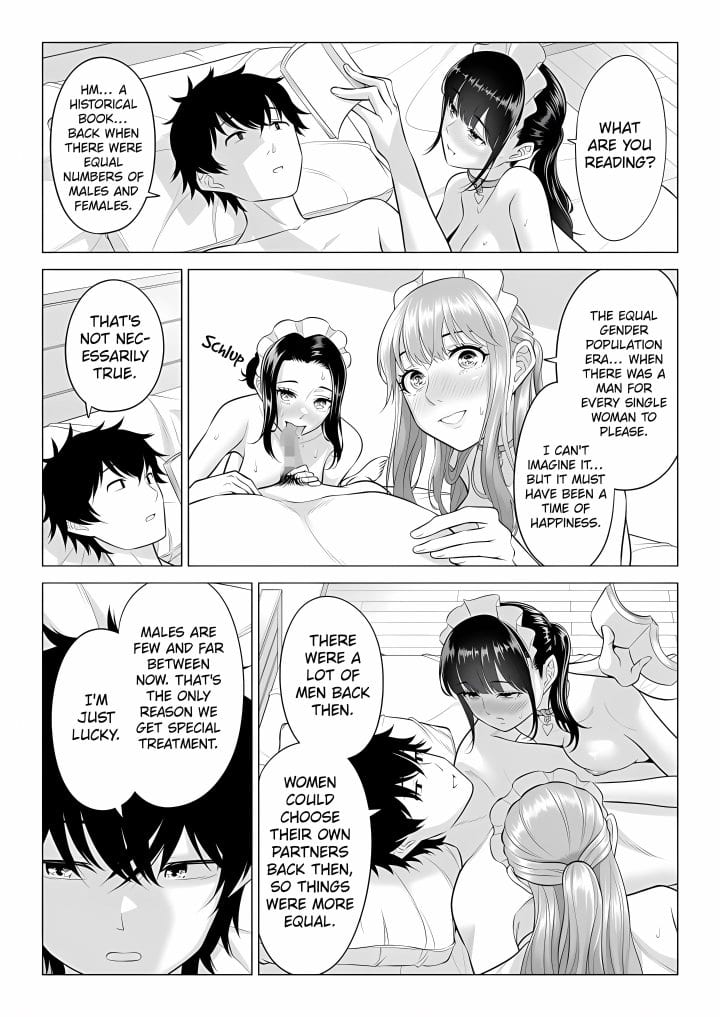 In a World Where Males Are Nearly Extinct, Semen Has Become a Precious Resource Uncensored, chapter 29, page 54 of 154
