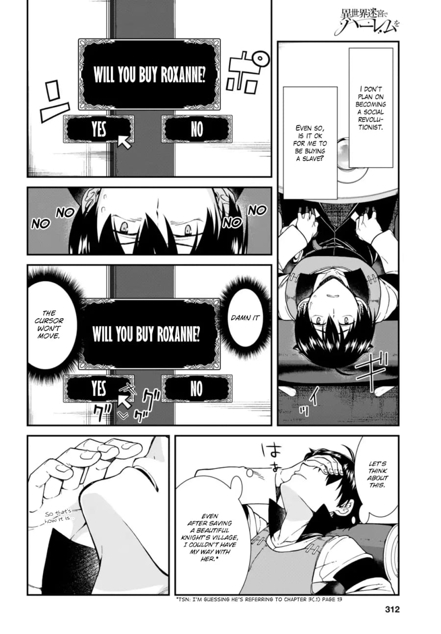 Isekai Meikyuu de Harem wo Uncensored, chapter 4, page 19 of 31