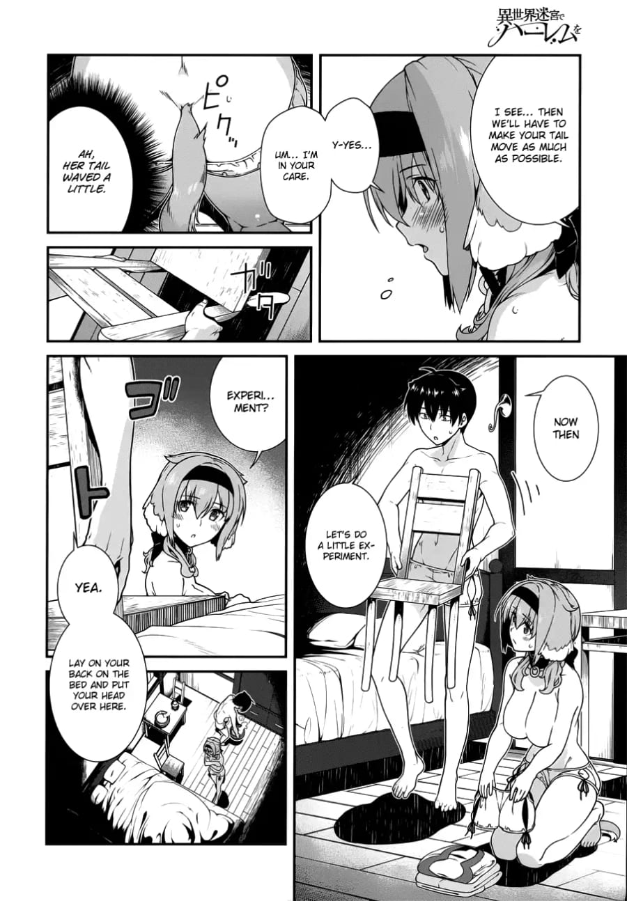 Isekai Meikyuu de Harem wo Uncensored, chapter 11, page 22 of 35