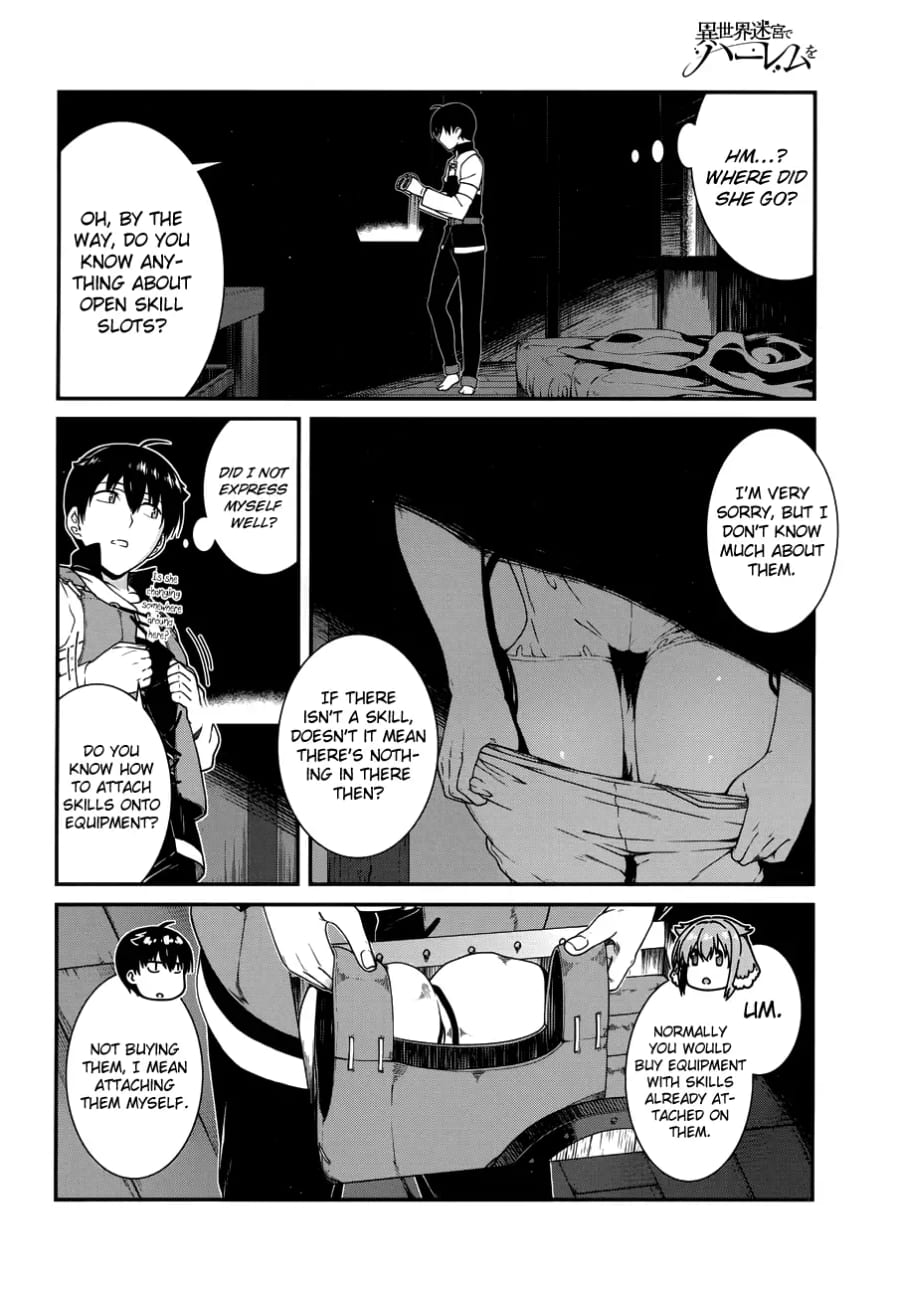 Isekai Meikyuu de Harem wo Uncensored, chapter 13, page 8 of 24