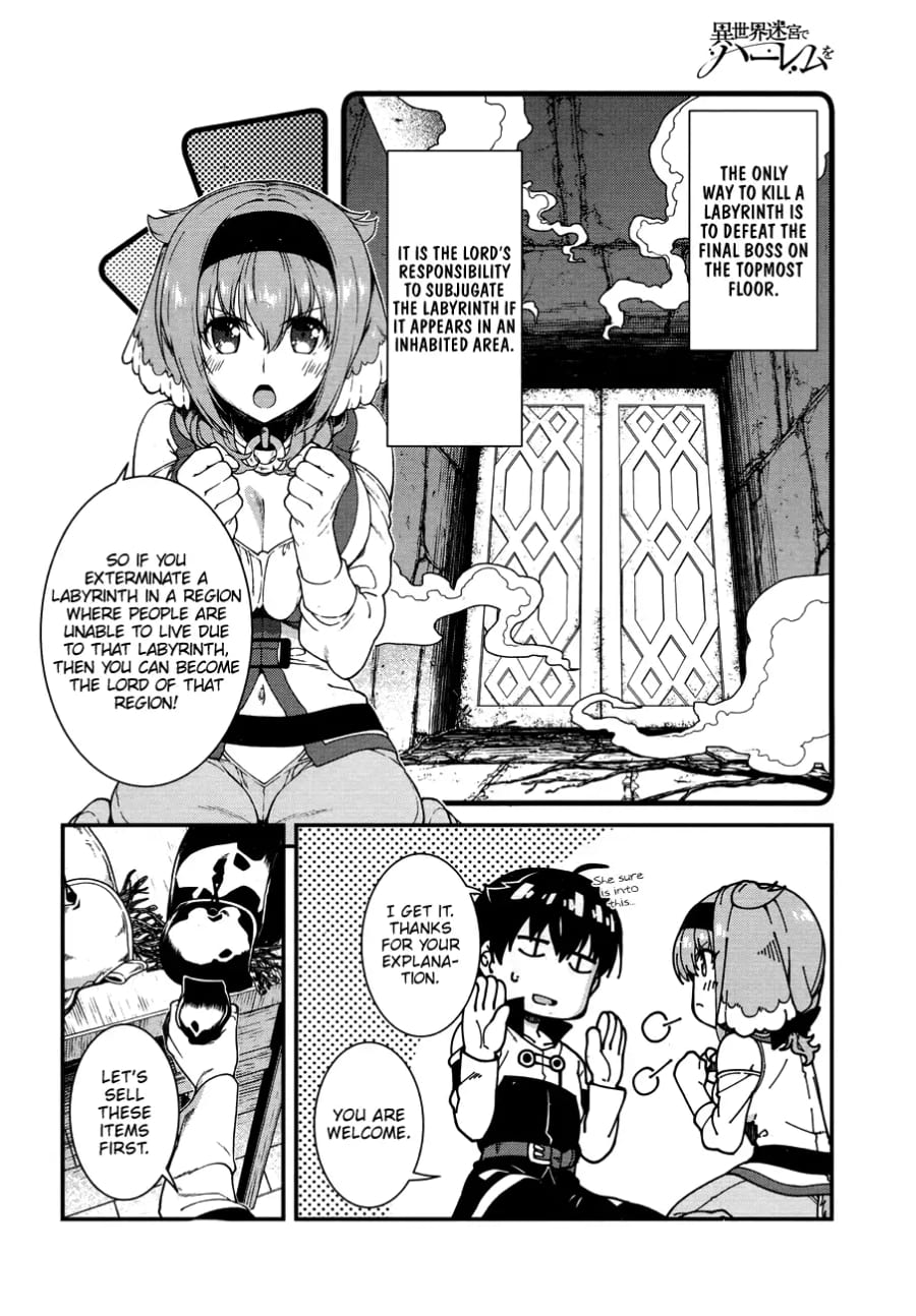 Isekai Meikyuu de Harem wo Uncensored, chapter 14, page 27 of 35