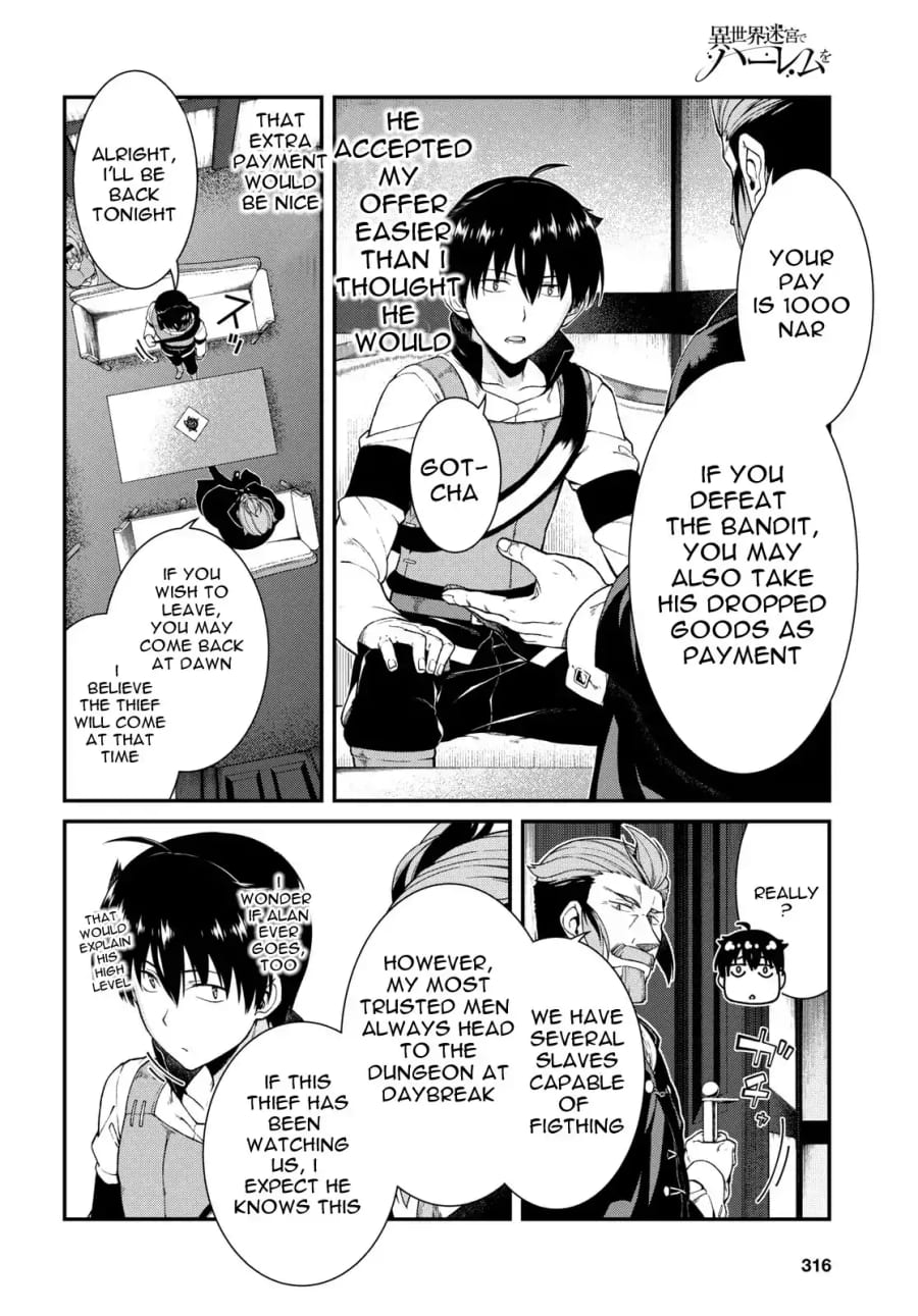 Isekai Meikyuu de Harem wo Uncensored, chapter 20, page 5 of 21