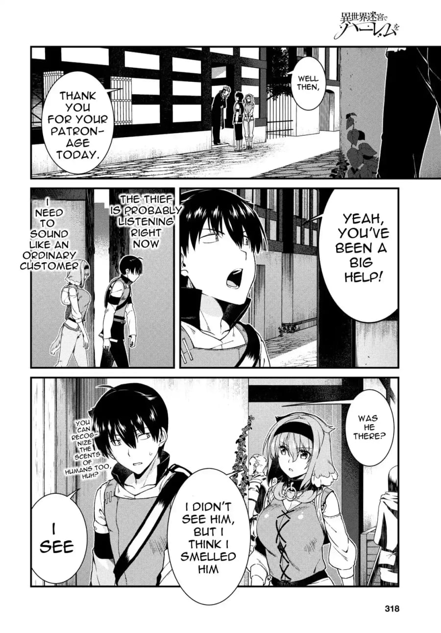 Isekai Meikyuu de Harem wo Uncensored, chapter 20, page 7 of 21
