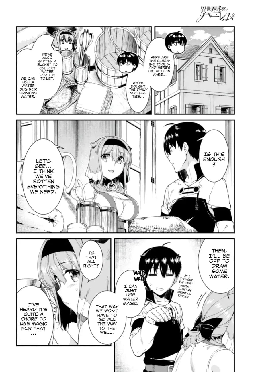 Isekai Meikyuu de Harem wo Uncensored, chapter 26, page 14 of 29