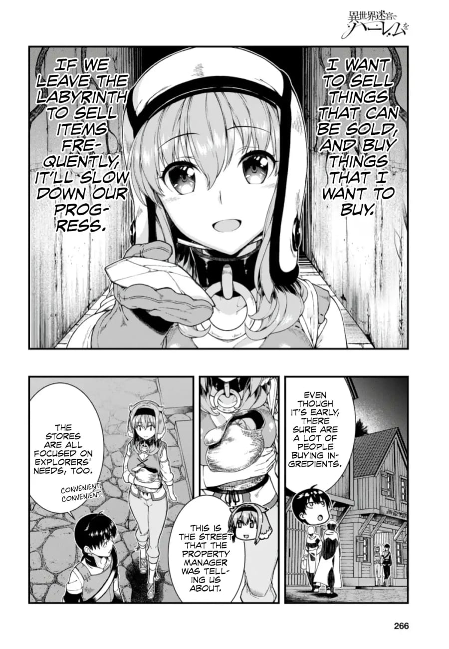 Isekai Meikyuu de Harem wo Uncensored, chapter 27, page 19 of 34