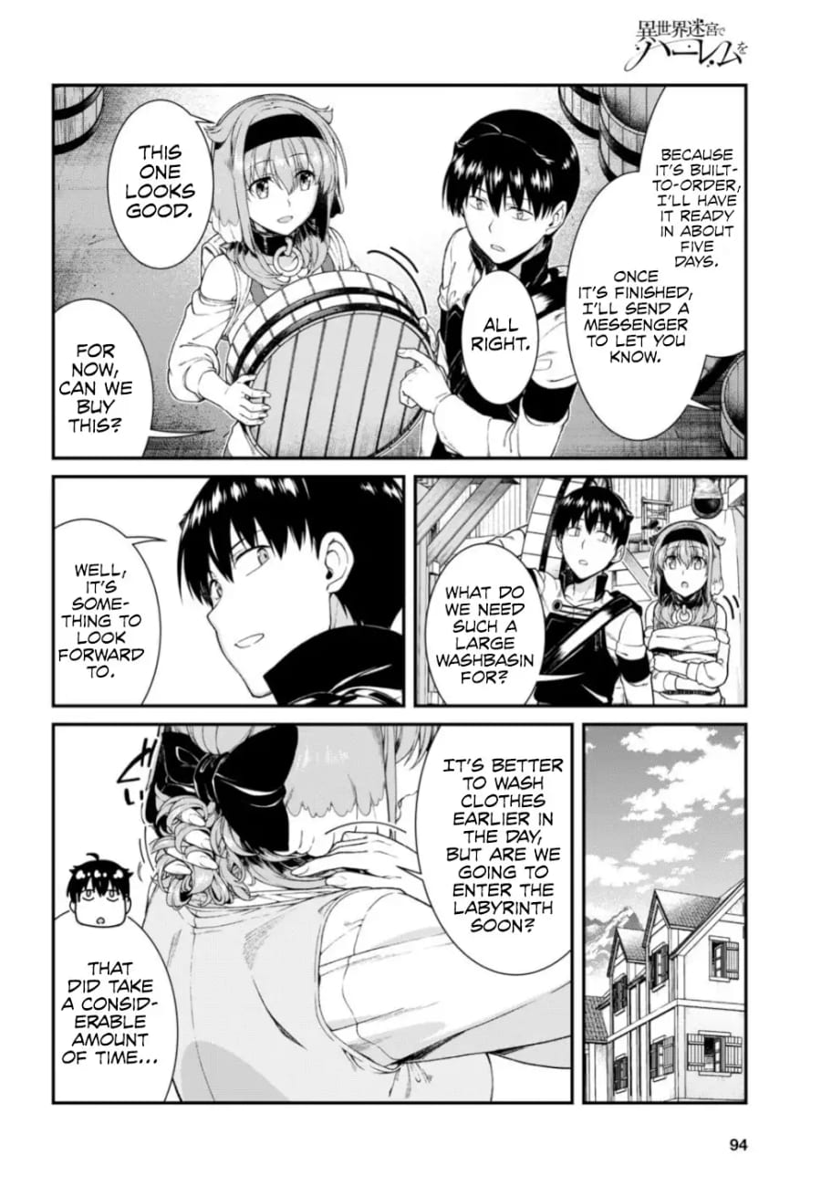 Isekai Meikyuu de Harem wo Uncensored, chapter 28, page 9 of 26