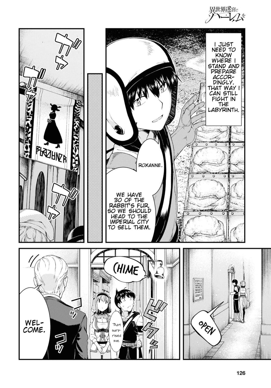 Isekai Meikyuu de Harem wo Uncensored, chapter 35, page 12 of 24