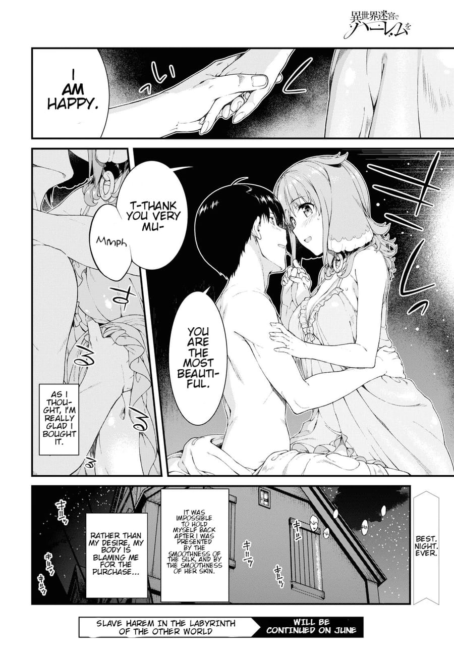 Isekai Meikyuu de Harem wo Uncensored, chapter 35, page 24 of 24