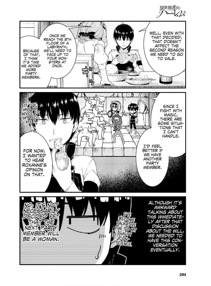 Isekai Meikyuu de Harem wo Uncensored, chapter 37, page 13 of 29