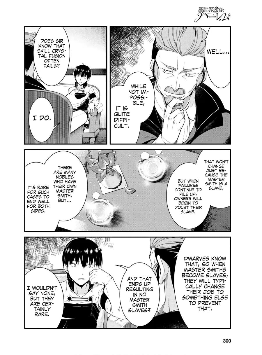 Isekai Meikyuu de Harem wo Uncensored, chapter 37, page 19 of 29