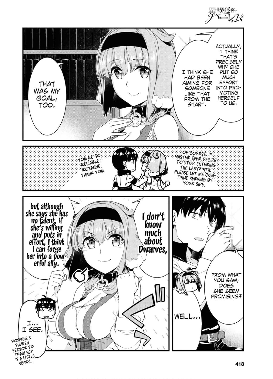 Isekai Meikyuu de Harem wo Uncensored, chapter 38, page 12 of 35