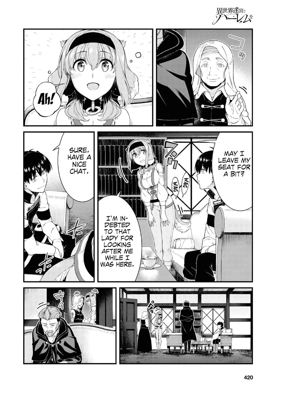 Isekai Meikyuu de Harem wo Uncensored, chapter 38, page 14 of 35