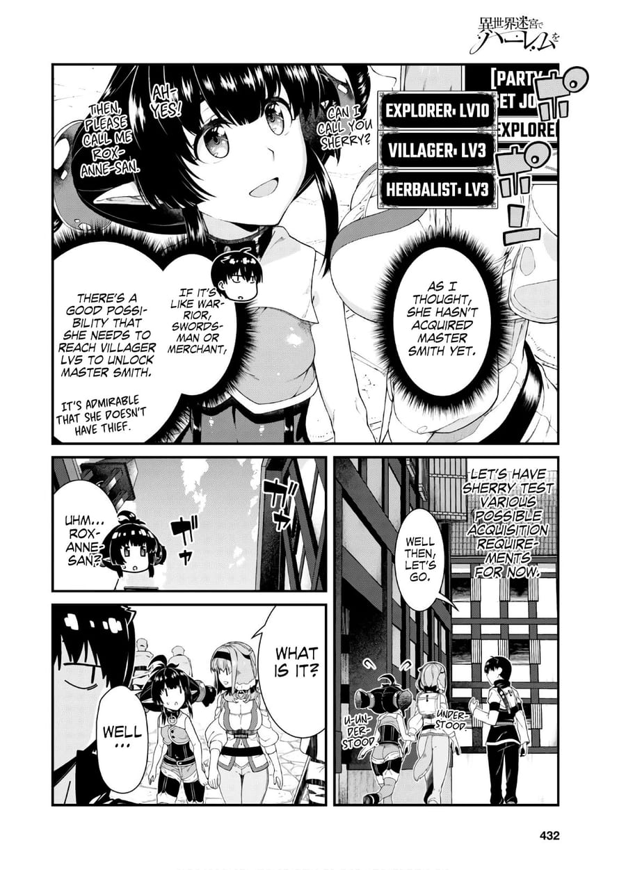 Isekai Meikyuu de Harem wo Uncensored, chapter 38, page 26 of 35