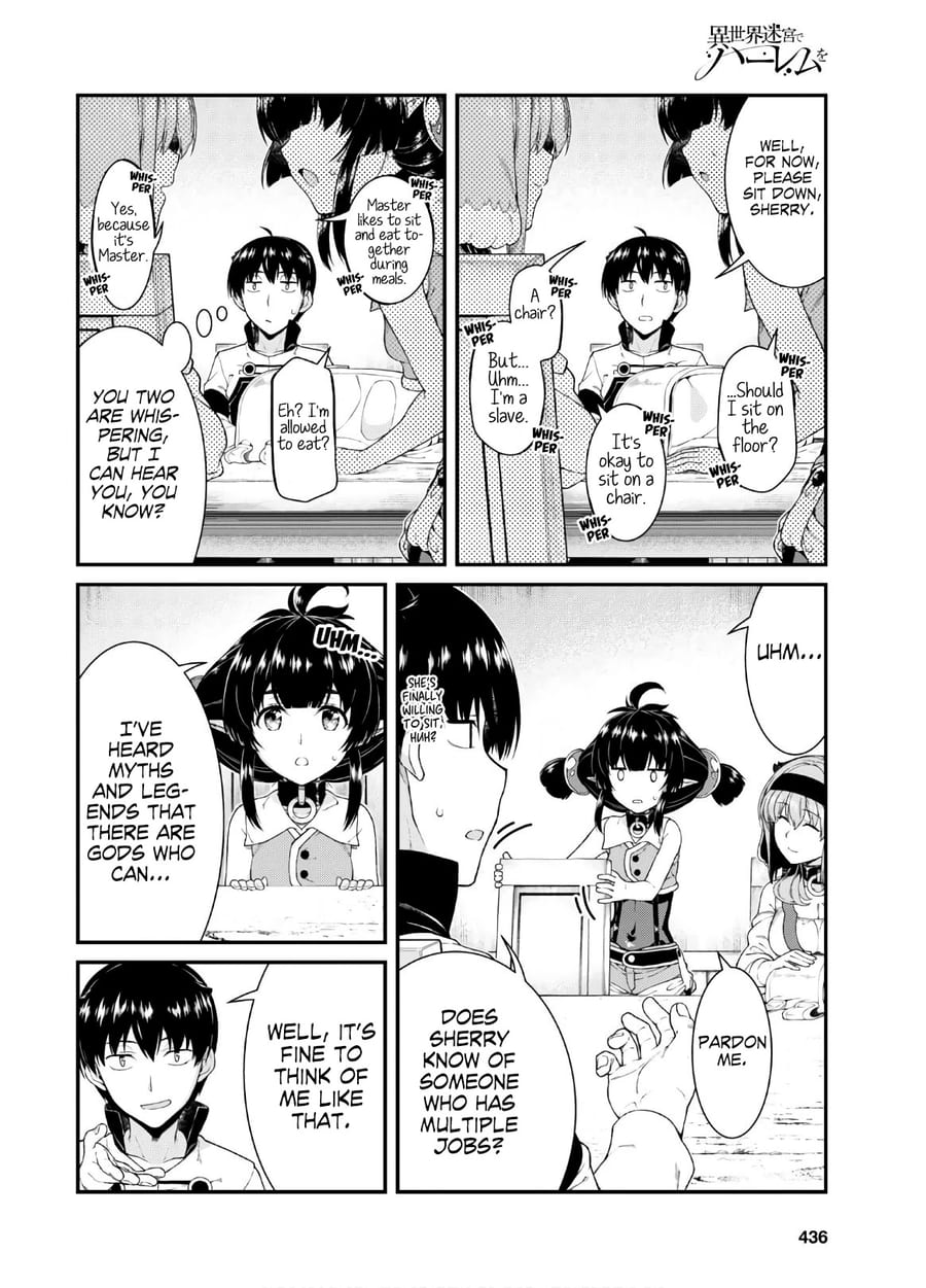 Isekai Meikyuu de Harem wo Uncensored, chapter 38, page 30 of 35