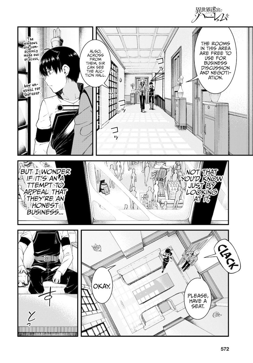 Isekai Meikyuu de Harem wo Uncensored, chapter 52, page 7 of 15