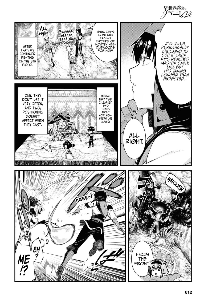 Isekai Meikyuu de Harem wo Uncensored, chapter 56, page 7 of 19