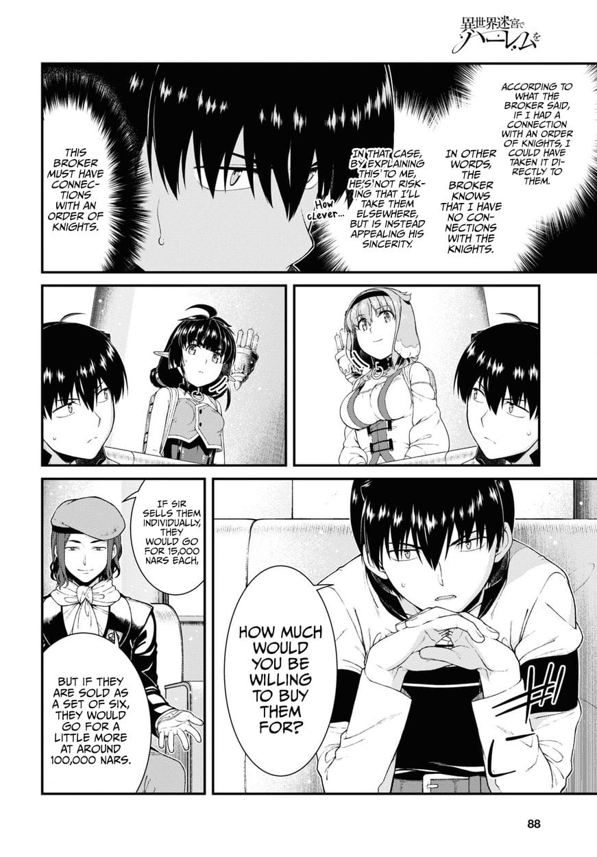 Isekai Meikyuu de Harem wo Uncensored, chapter 57, page 13 of 31