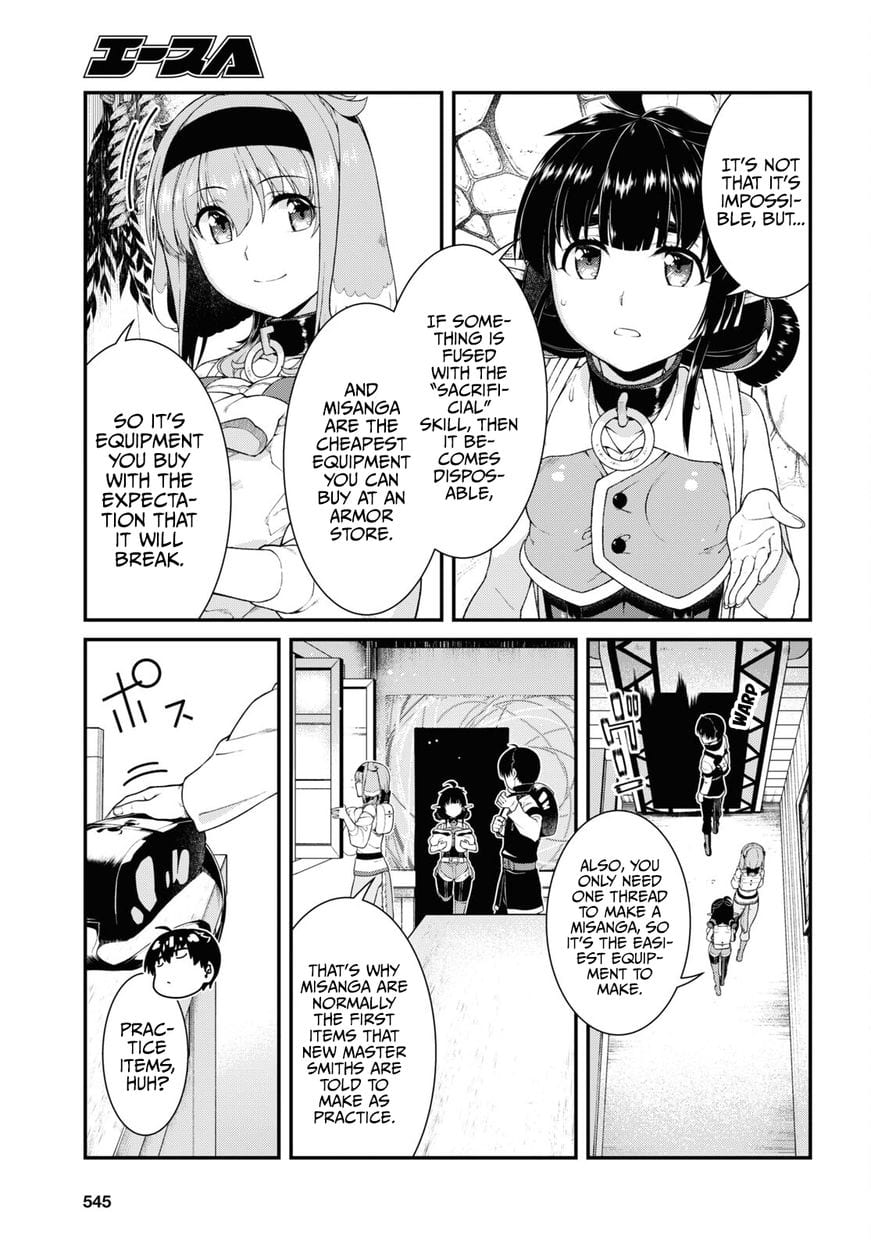 Isekai Meikyuu de Harem wo Uncensored, chapter 58, page 8 of 9