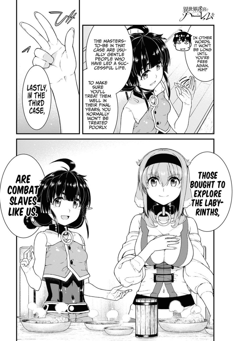 Isekai Meikyuu de Harem wo Uncensored, chapter 60, page 5 of 18