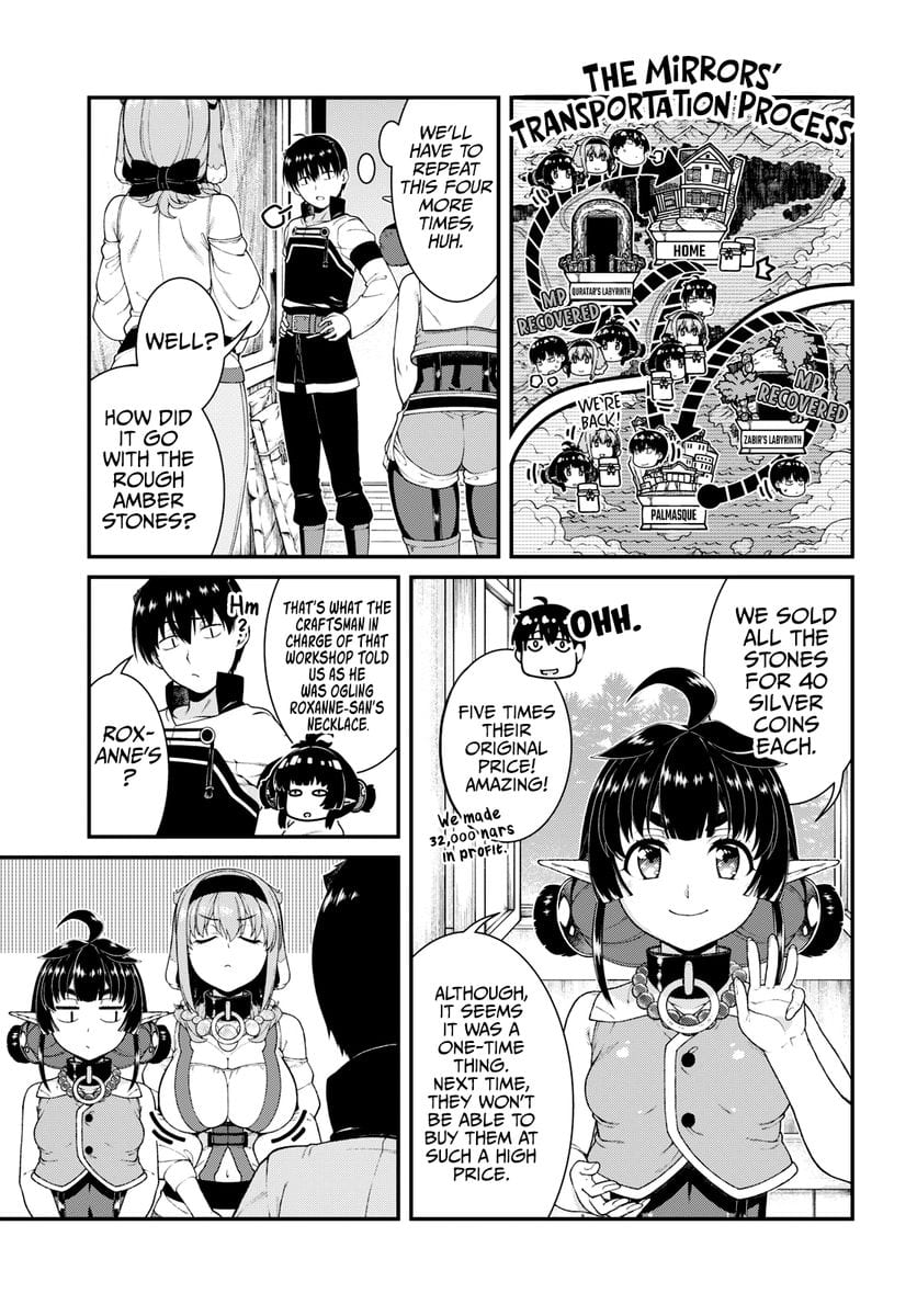 Isekai Meikyuu de Harem wo Uncensored, chapter 83, page 12 of 15