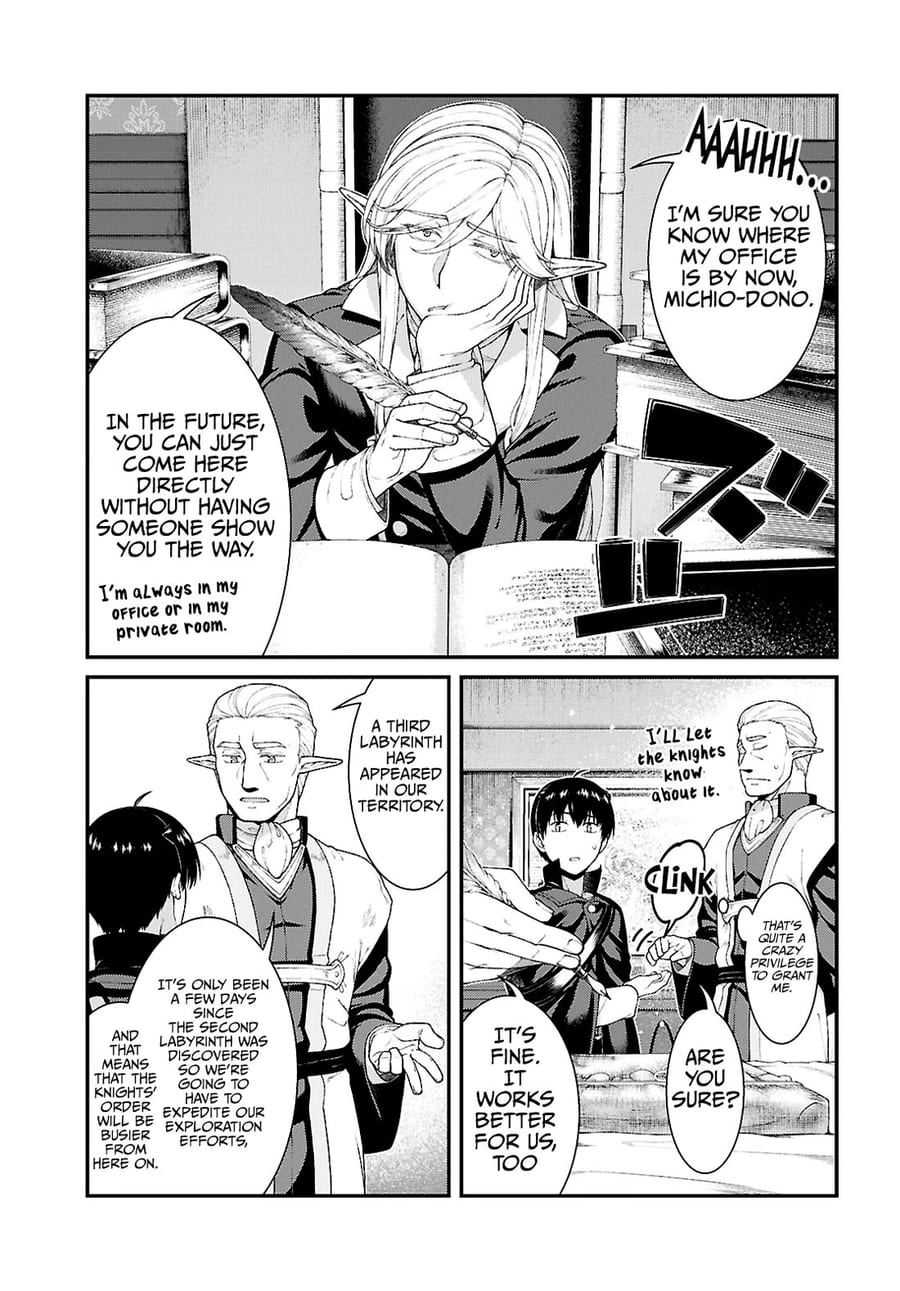 Isekai Meikyuu de Harem wo Uncensored, chapter 87, page 8 of 9