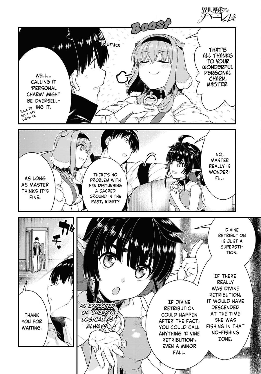 Isekai Meikyuu de Harem wo Uncensored, chapter 103, page 6 of 10