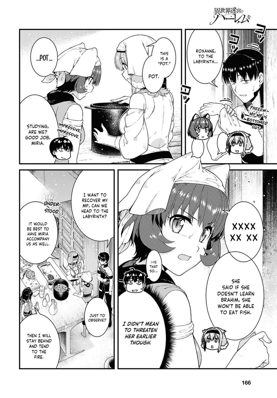 Isekai Meikyuu de Harem wo Uncensored, chapter 105, page 8 of 16